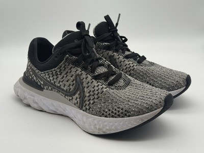 Nike React Infinity Run Flyknit 3 'Black Grey Fog' DH5392-006 Shoes Men's Size 9