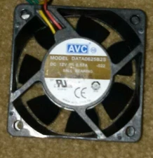  Qty 2- AVC DATA0625B2S - Cooling Fan, DC 12V, 0.57A  3 wires