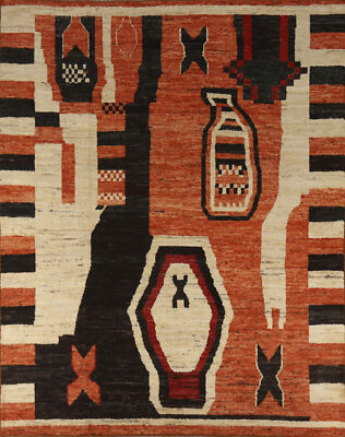 Handcrafted Luxury Hand-Knotted Moroccan Rugs Living Room Centerpiece 8x10 ft