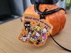 Hello Kitty Halloween Tea Light Candle Holder Blue Sky Pumpkin Ceramic  6.5” NWT — photo 4