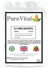 D-Chiro Inositol 3200MG High Strength Capsules ? Glucose & Hormone | PureVital