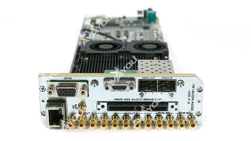Evertz 7814UDX-AES8-HD-F-2 Dual HD/SD Up/Down/Cross