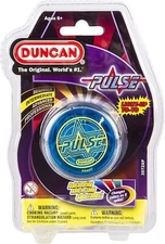 Duncan Toys Pulse LED Light-Up Yo-Yo, Intermediate Level LED Lights, Clear/Blue