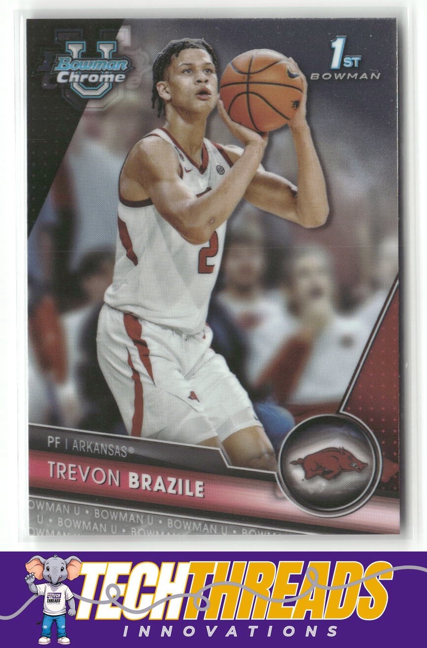 2023-24 Bowman University Chrome #8 Trevon Brazile