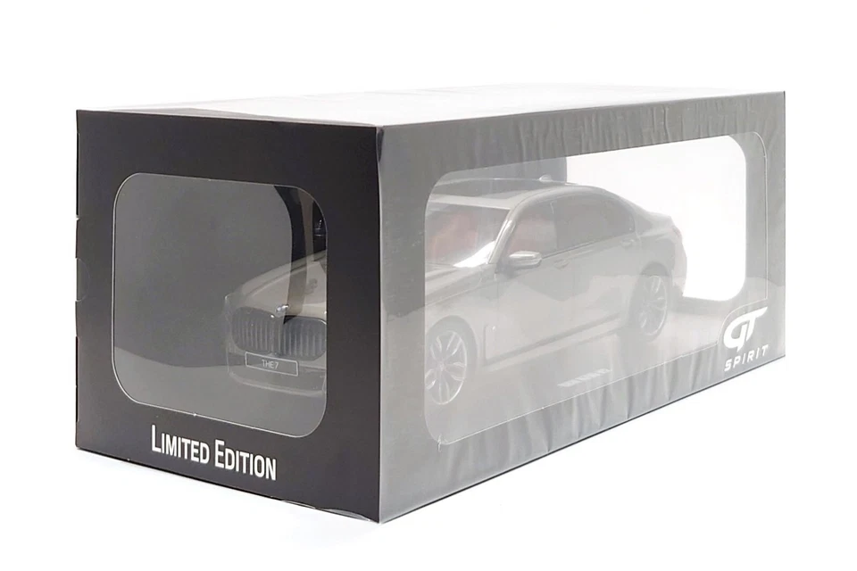 BMW M760Li (G12) GT Spirit 1:18 Edición Final en Donington Gris Metálico (GT478) Foto 2 de 4