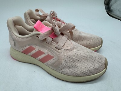 Adidas Edge Lux 5 Athletic Sneakers Women's Wonder Quartz Lace-Up Low Top - 7