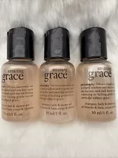 3 Pc - Philosophy Amazing Grace Shampoo, Bath & Shower Gel 30mL Each - Mini Size