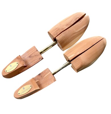Vintage Nordstrom Cedar Wooden Shoe Tree Stretchers Mens Shaper Form Made  in USA