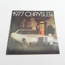 VINTAGE 1977 CHRYSLER CHRYSLER DEALERSHIP SALES BROCHURE SPECIFICATIONS INFO