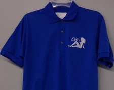 Ford Motors Mudflap Trucker Girl Embroidered Mens Polo XS-6XL, LT-4XLT New
