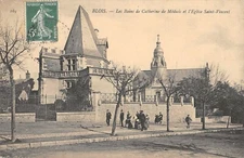 Old postcard 41 Blois Les Bains de Catherine de Medicis