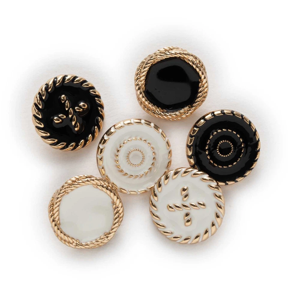 5pcs Retro Metal Buttons for Sewing Repair Gift Crafts Jacket Coat Decor 18/23mm - Image 4 of 4