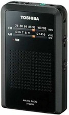 Toshiba TY-APR4-K Black FM AM 2-Band Digital Tuner Pocket Radio