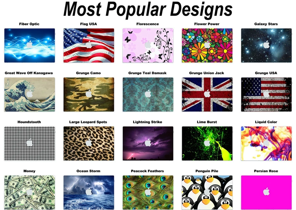 Any 1 Vinyl Decal/Skin for Apple MacBook A1342 13.3" Laptop Lid - Free Shipping! - Image 3 of 4