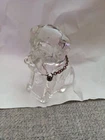 Federal Glass Dog With Chain Candy Container 1940’s
