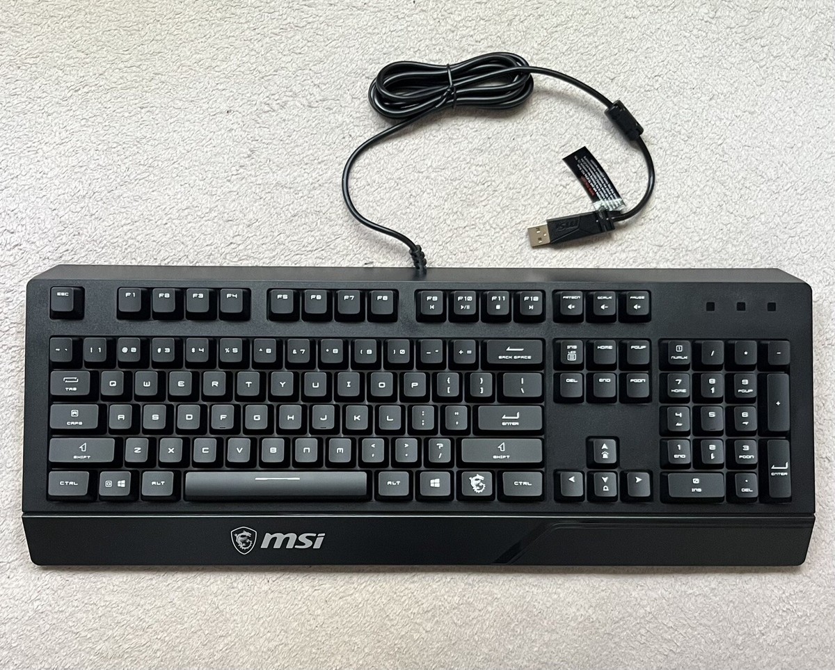 Teclado Mecánico Teclado MSI Vigor GK20 Retroiluminación
