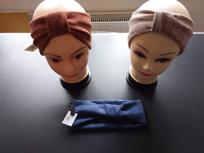 Stirnband Fleece mit Zierknoten  + versch. Farben   ++ Nr. 53 - 55 ++