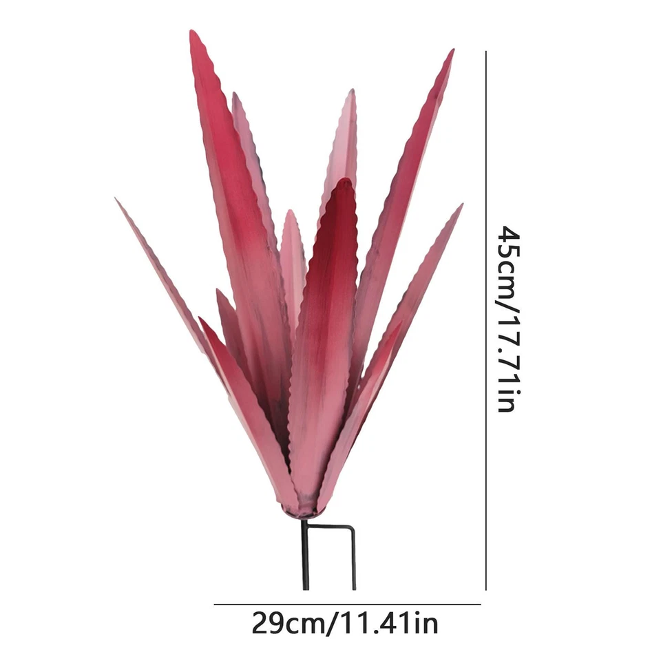 Large Tequila Rustic Sculpture Rustic Yard Stakes DIY Metal Agave Plant - image 2 of 4