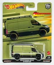 2022 Hot Wheels Car Culture Deutschland 1 Mercedes-benz Sprinter Green Met Read