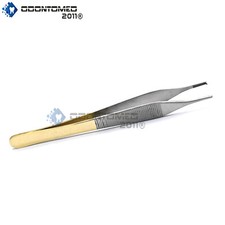 T/C Adson Tissue Forceps 6'' 1X2 Rat Tooth Configuration Surgical Dental Vet.