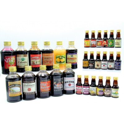 Essence for Alcohol - 3 Bottles 25ml, Vodka Essence, Flavouring Essence Strands