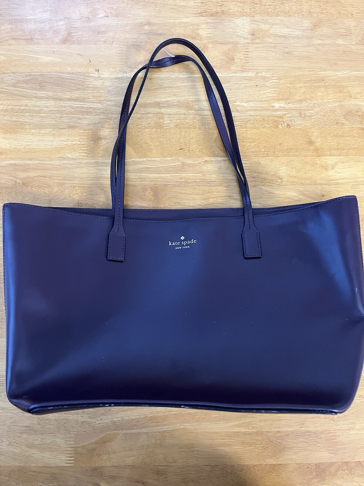Kate Spade New York Large Plum Shoulder Tote RN 0102760 CA-57710