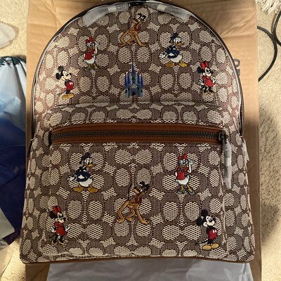 Coach X Disney Mickey & Friends Charter Backpack WDW 50th Anniversary - NWOT Coach X Disney Mickey & Friends Charter Backpack WDW 50th  main image 2