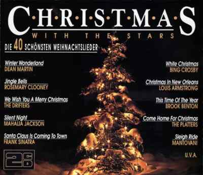 2xCD Bing Crosby, The Drifters Christmas With The Stars (Die Schönsten Weihnach