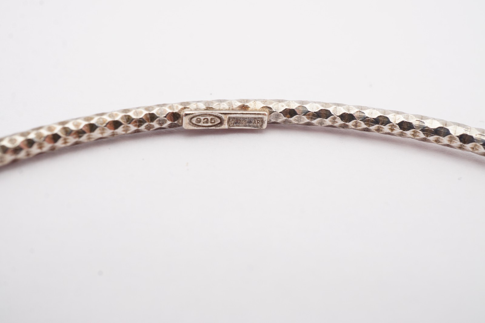 Sterling Silver 925 4 Stacking Bangle Bracelets 8… - image 7