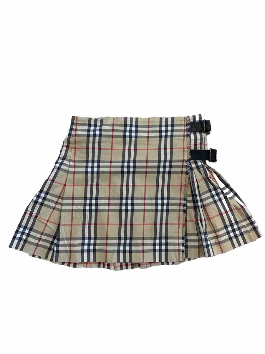 Burberry London Plaid Pleated mini skirt Size 6 Medium | eBay