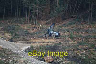 Foto 6x4 Baumfällmaschine in Cropton Forest Stape Diese Maschine ist ca c2008