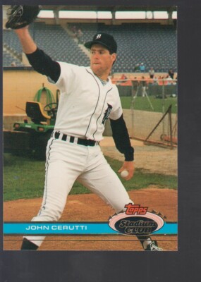John Cerutti  Detroit Tigers 1991 Stadium Club #445 