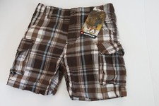 Airwalk Little Boys Brown Plaid Shorts Short Pants Skate Inspired Cotton 4/5/6/7