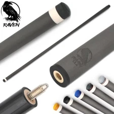 RAVEN Carbon Fiber Pool Cue - Shaft Only, 5/16-18 Joint, 12.9/12.4/11.8, 29"