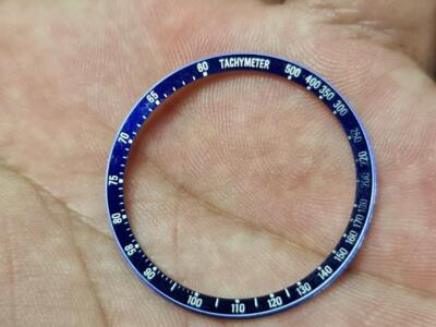 eiko　確認お願い致します。　13.5号 Genuine Used Blue Chapter / Dial Ring Seiko 6139 - 6010 /11 /12