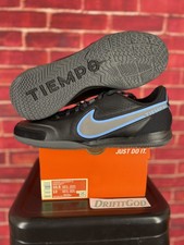 Size 10.5 - Nike Tiempo Genio IC Black for sale online | eBay