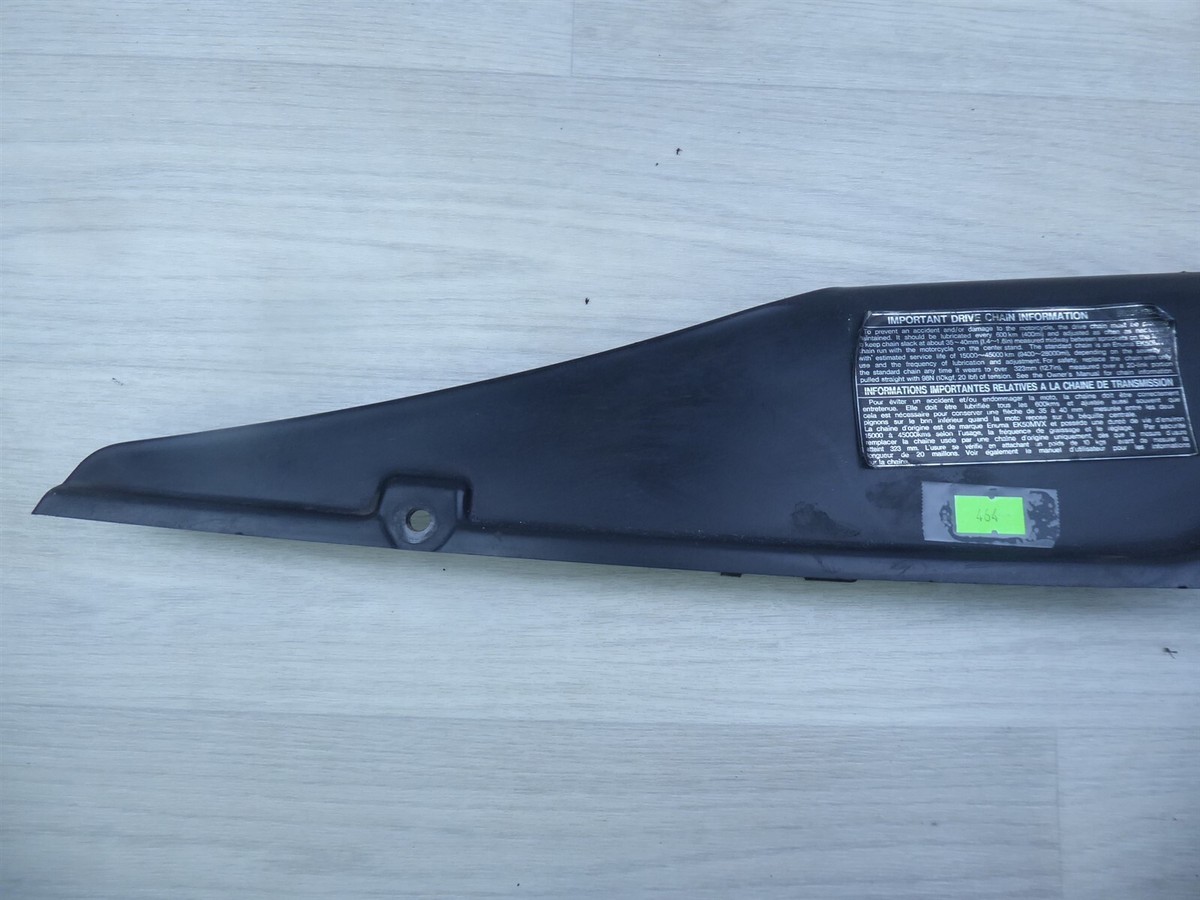 2000 Kawasaki ZX600 Ninja K464) black plastic chain guard cover