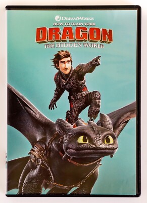How to Train Your Dragon - The Hidden World DVD, 2019 Dreamworks Animation, VG
