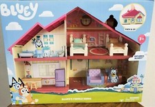Bluey's Family Home Playset includes Bluey Figure - Fold Up Storage - Brand New
