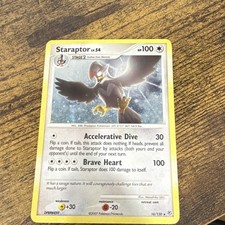 Staraptor 16/130 Diamond & Pearl Holo Rare 100 HP 2007 English Pokémon TCG on eBay