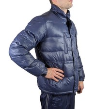 MONCLER men's blue down puffer jacket | Size 2 (approx M)