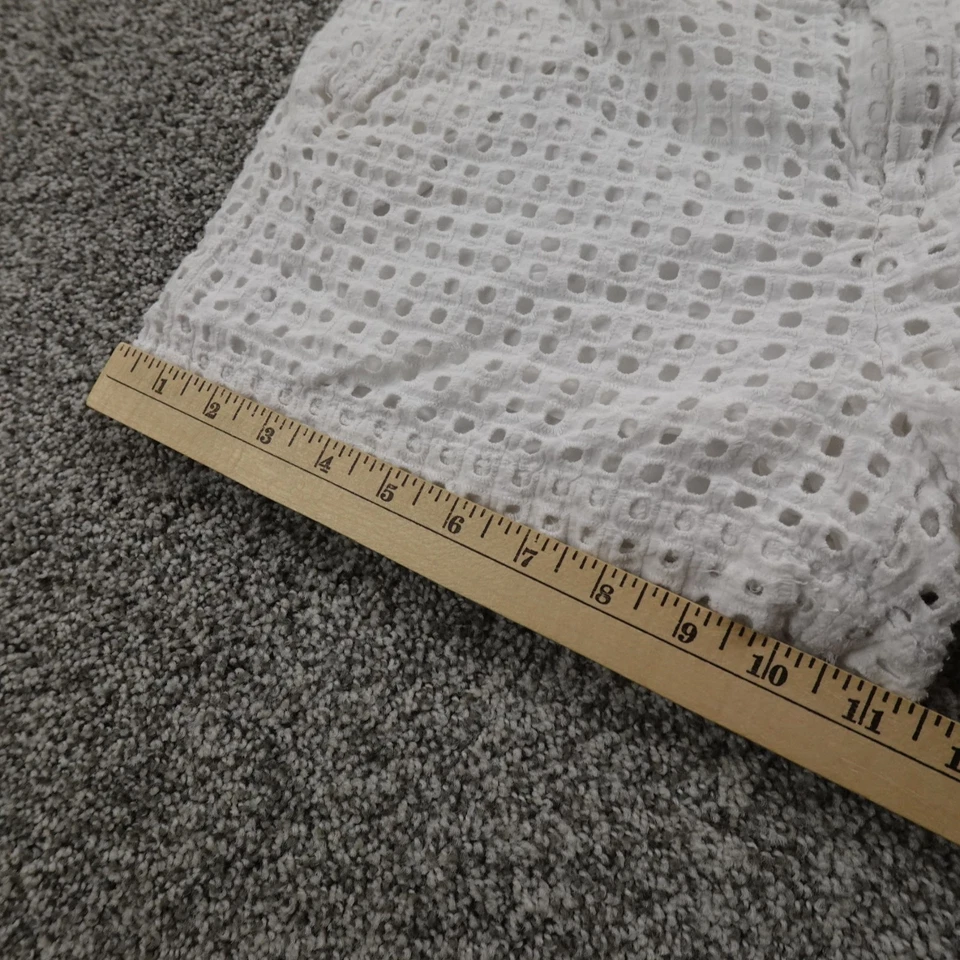 Pantalones Cortos Gap Para Mujer 4 Blanco City Chino Tiro Medio Mini Micro Botín Boho Preppy Playa Foto 2 de 4