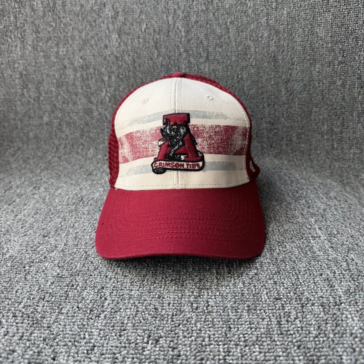 '47 Brand Alabama Crimson Tide Trucker Snapback Red Cream One Size Hat