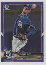 2018 Bowman Draft Chrome Purple Refractor 100/250 Michel Baez #BDC-130 1s8