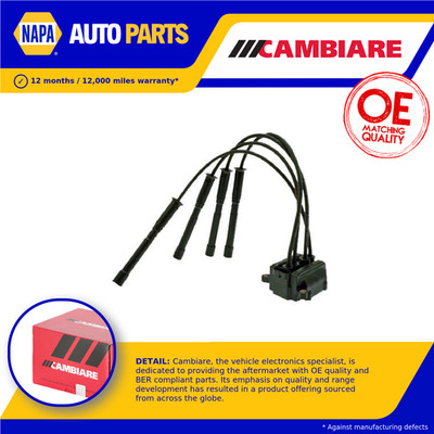 Ignition Coil fits RENAULT TWINGO Mk1, Mk2 1.2 1996 on Cambiare Quality New