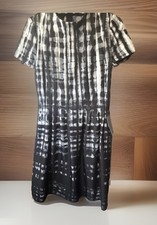 Vince Camuto Classy Career Stretchy  Dress - Black/White - 10 Modern Abstract