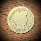 1906O Barber Dime G - Semi Key Date! Good Condition - Old US 90% Silver