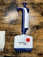 Calibrated RAININ L-200 8 CHANNEL PIPETTE L8-200XLS+ XLS 200 uL LTS 17013805