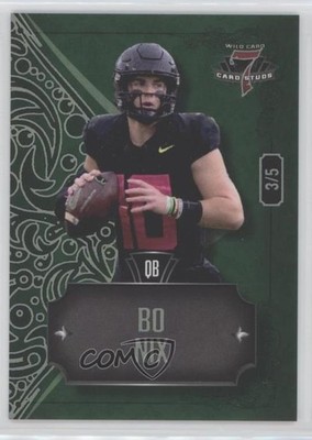2023 7 Card Studs Quarterback Edition Promo Packs Diamonds Left 3/5 Bo Nix 0ma6