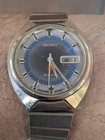 Vintage '73 Seiko 7019-7150 Advan Funky JDM Watch, Orig. Unusual Band, Works